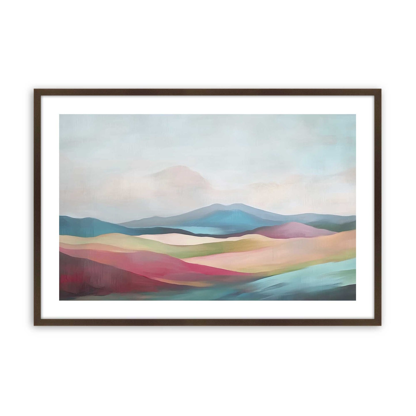 [Color:Brown], Picture of art in a Brown frame
