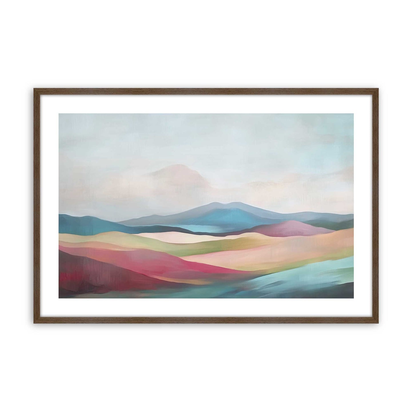 [Color:Walnut], Picture of art in a Walnut frame