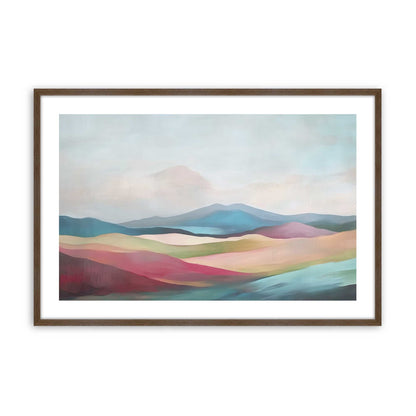[Color:Walnut], Picture of art in a Walnut frame
