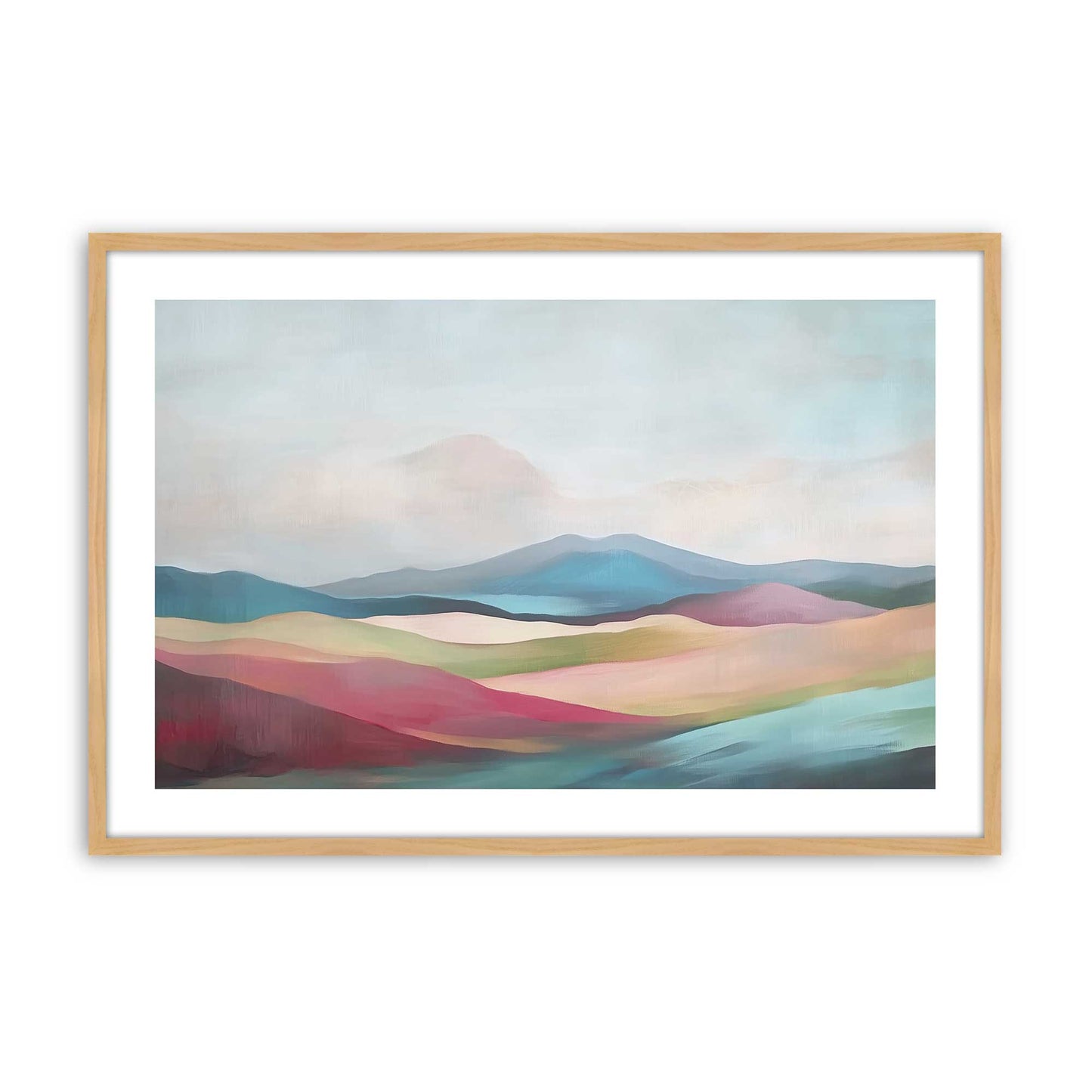[Color:American Maple], Picture of art in a American Maple frame