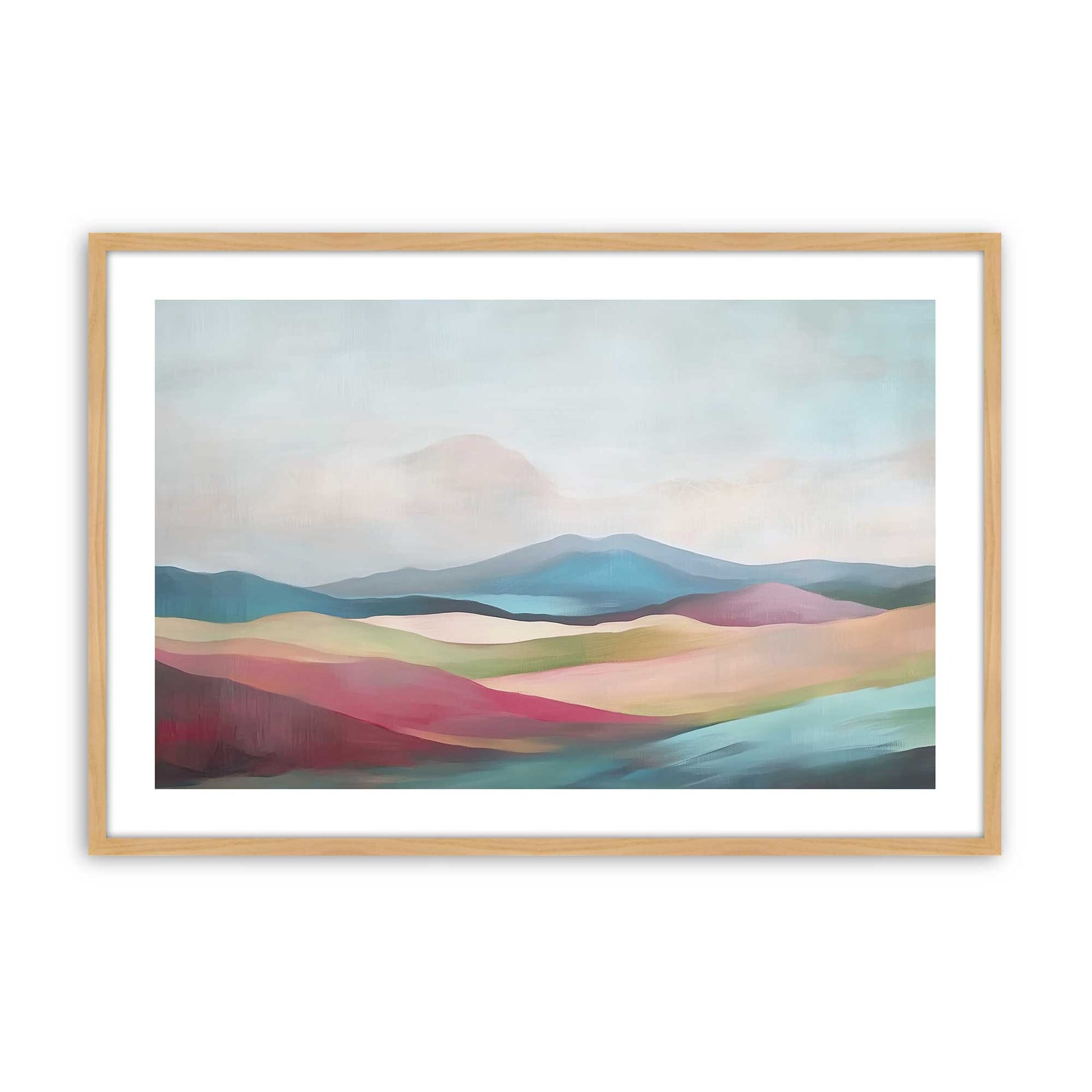 [Color:American Maple], Picture of art in a American Maple frame