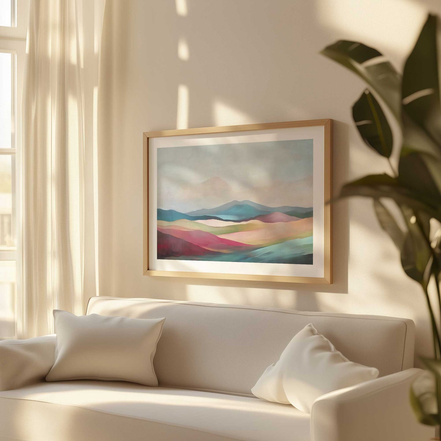 Picture of art in a room
