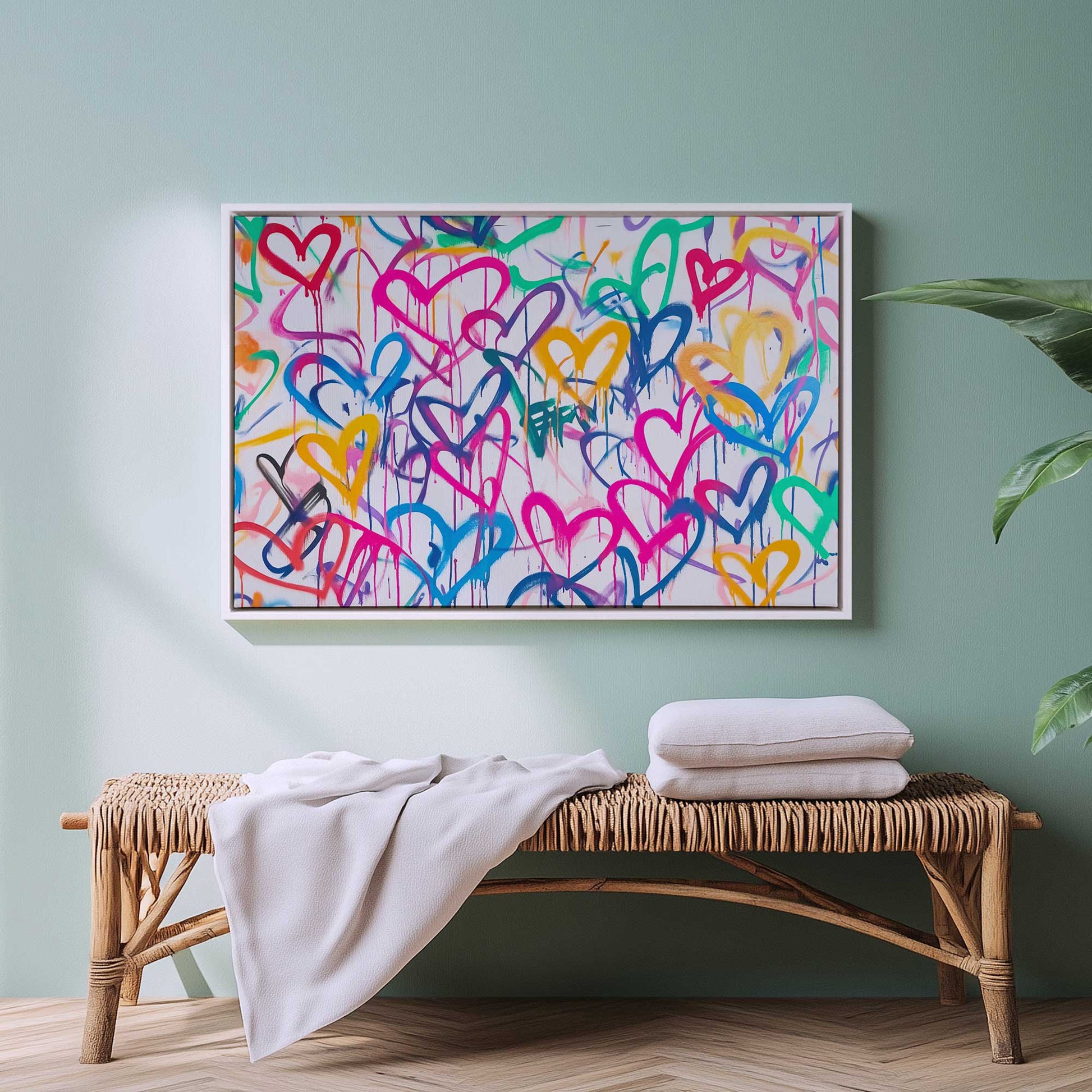 Picture of art in a room