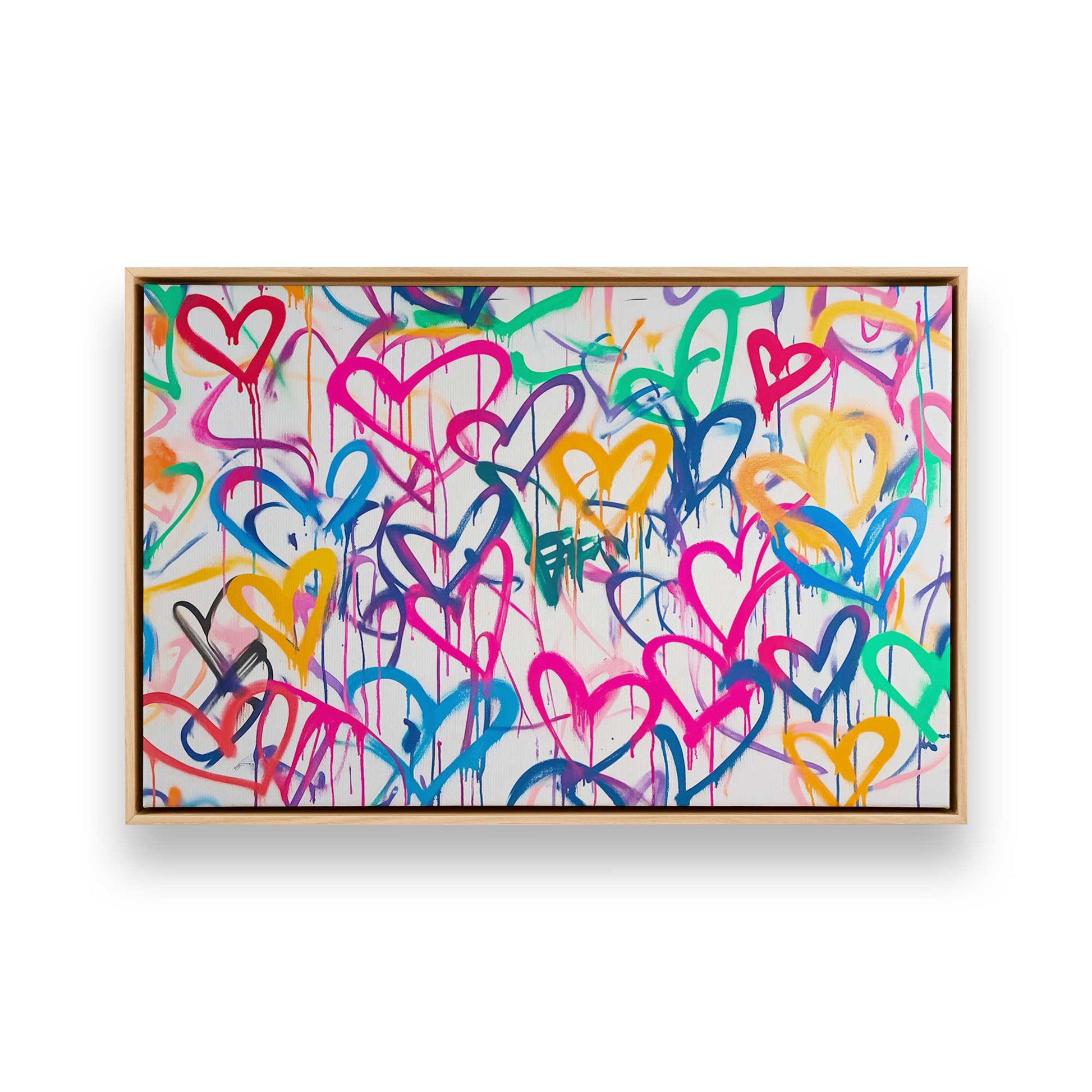 [Color:American Maple], Picture of art in a American Maple frame