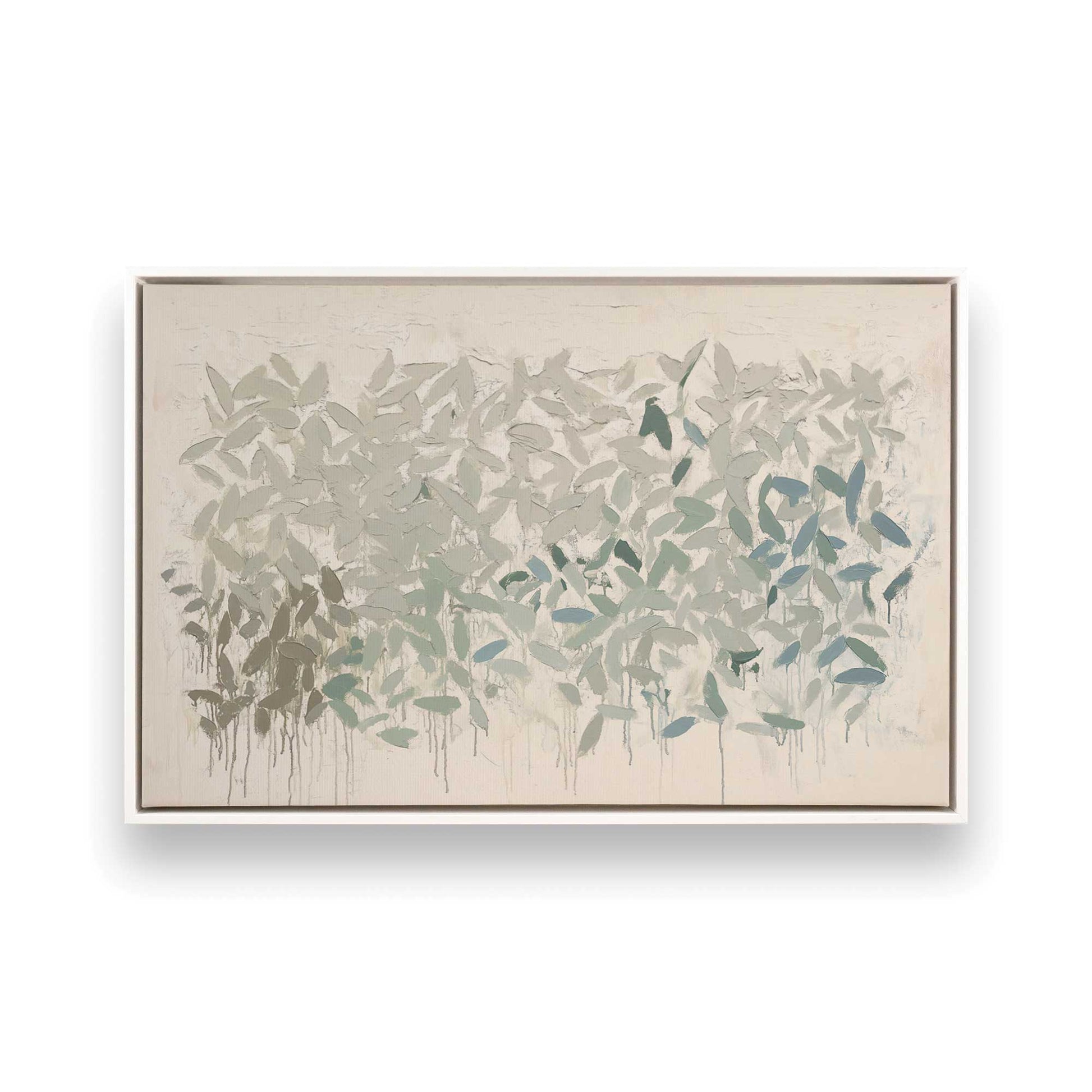 [Color:Opaque White], Picture of art in a White frame