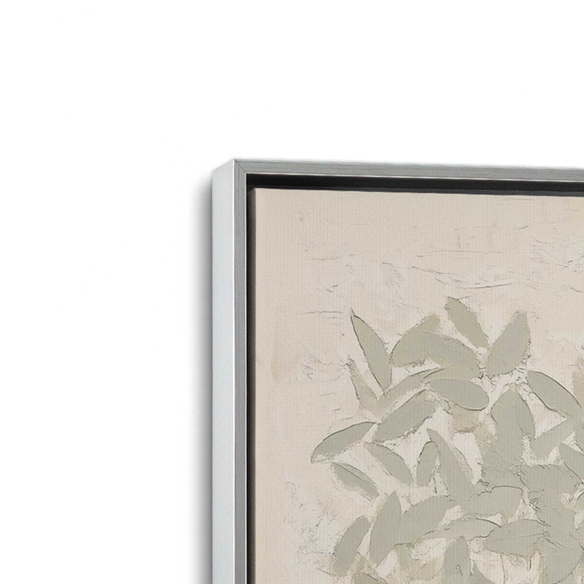 [Color:Polished Chrome], Picture of art in a Polished Chrome frame at an angle