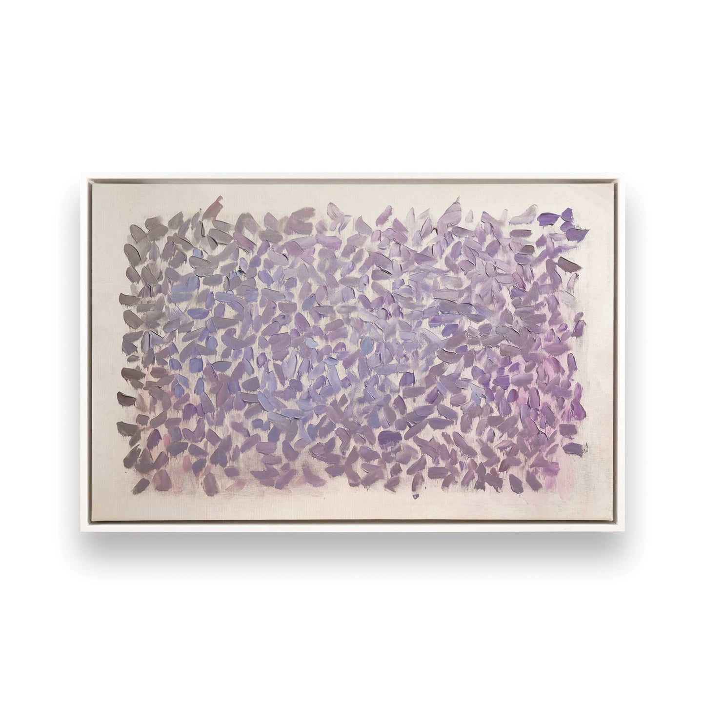 [Color:Opaque White], Picture of art in a White frame
