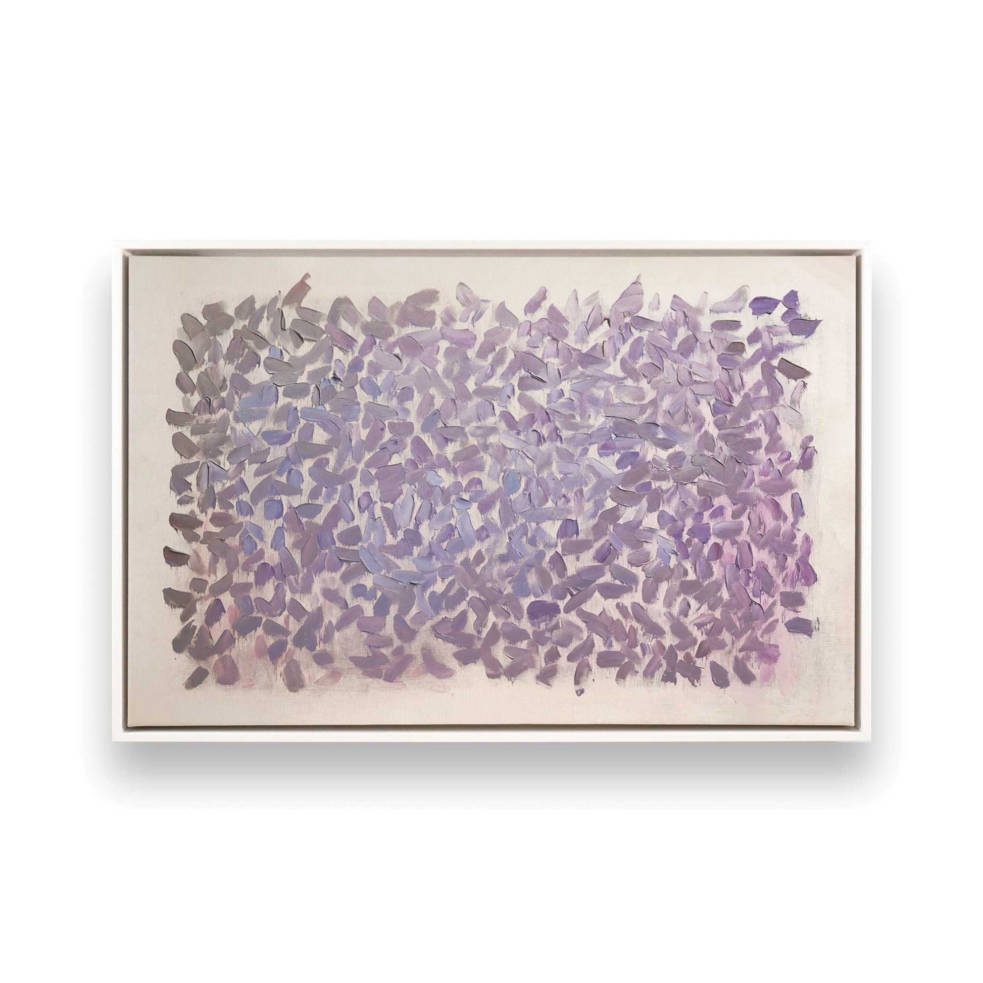 [Color:Opaque White], Picture of art in a White frame