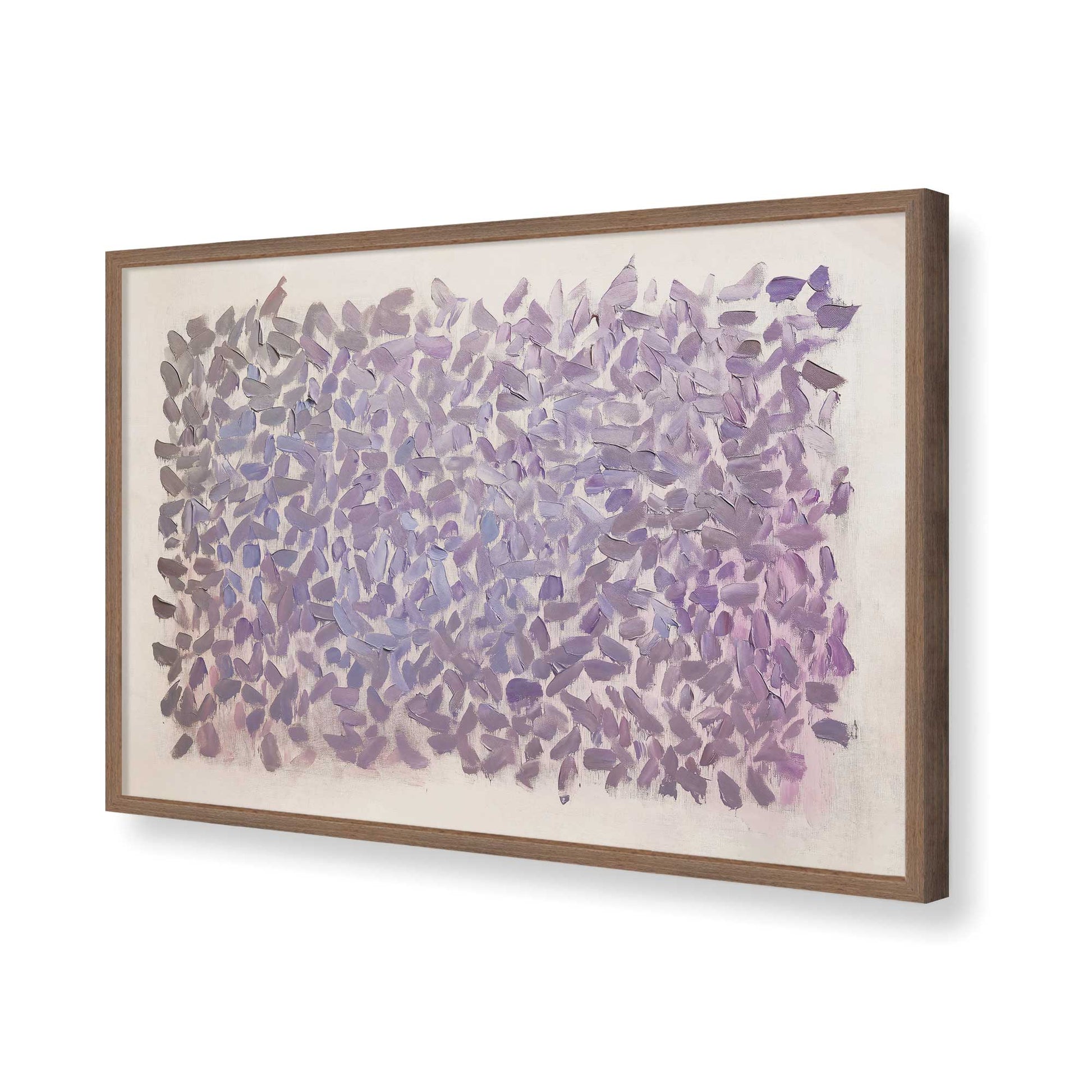 [Color:Walnut], Picture of art in a Walnut frame of the corner