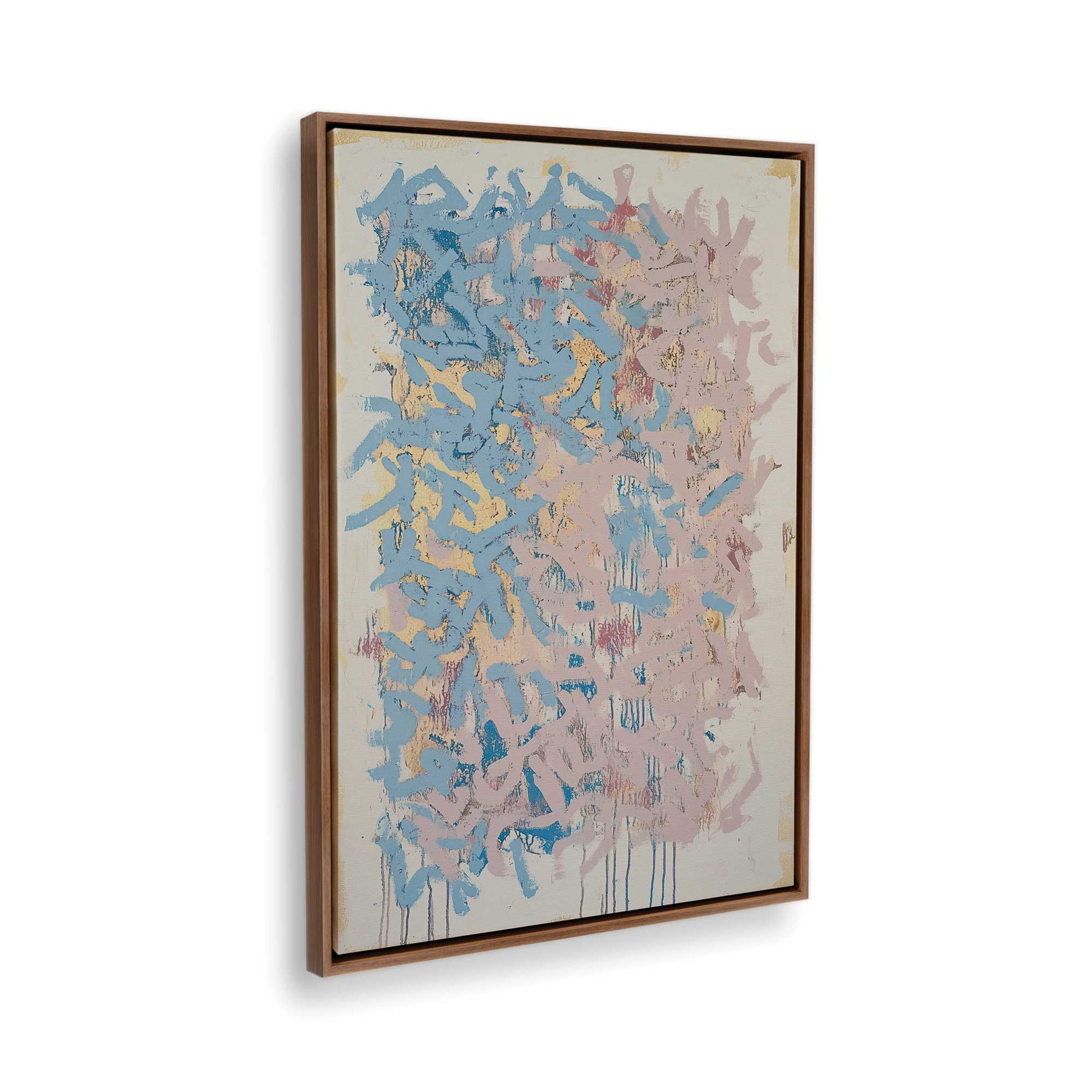 [Color:Walnut], Picture of the corner of the art