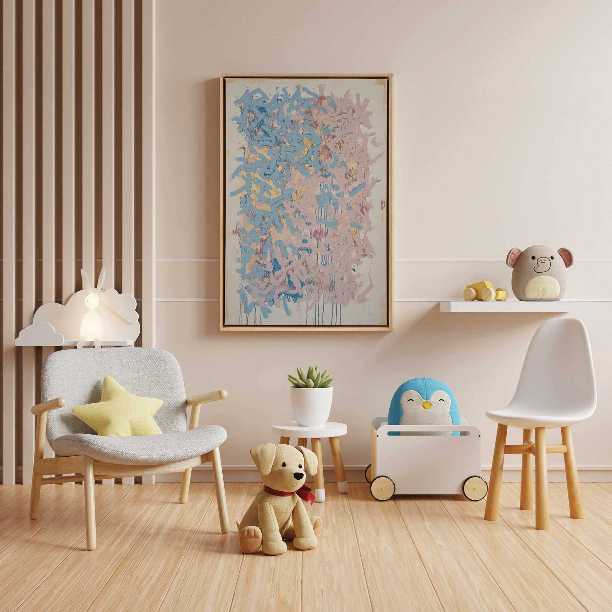 Picture of art in a room