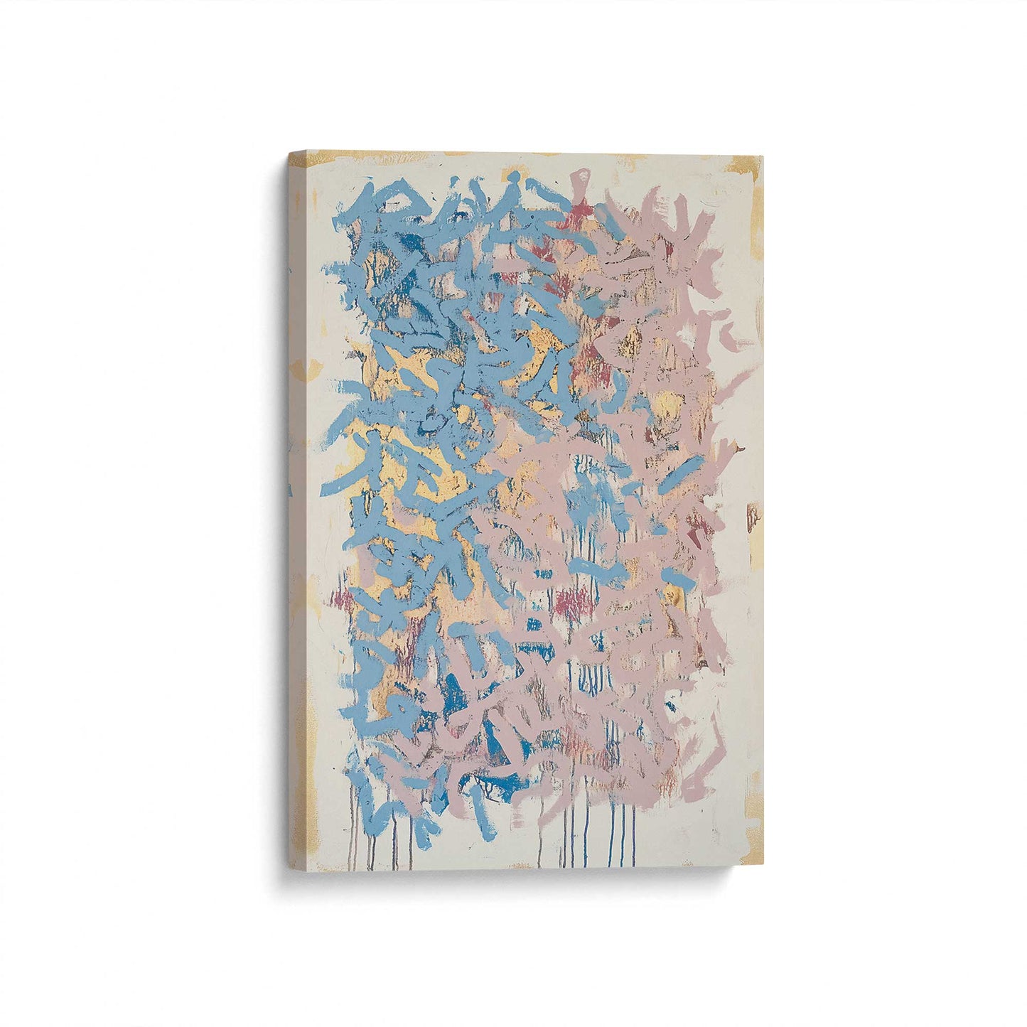 [Color:Stretched Canvas], Picture of art at an angle