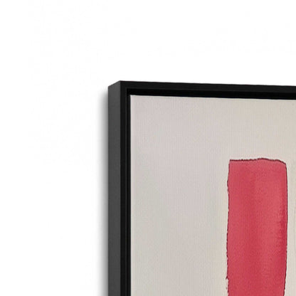 [Color:Satin Black], Picture of art in a Satin Black frame at an angle