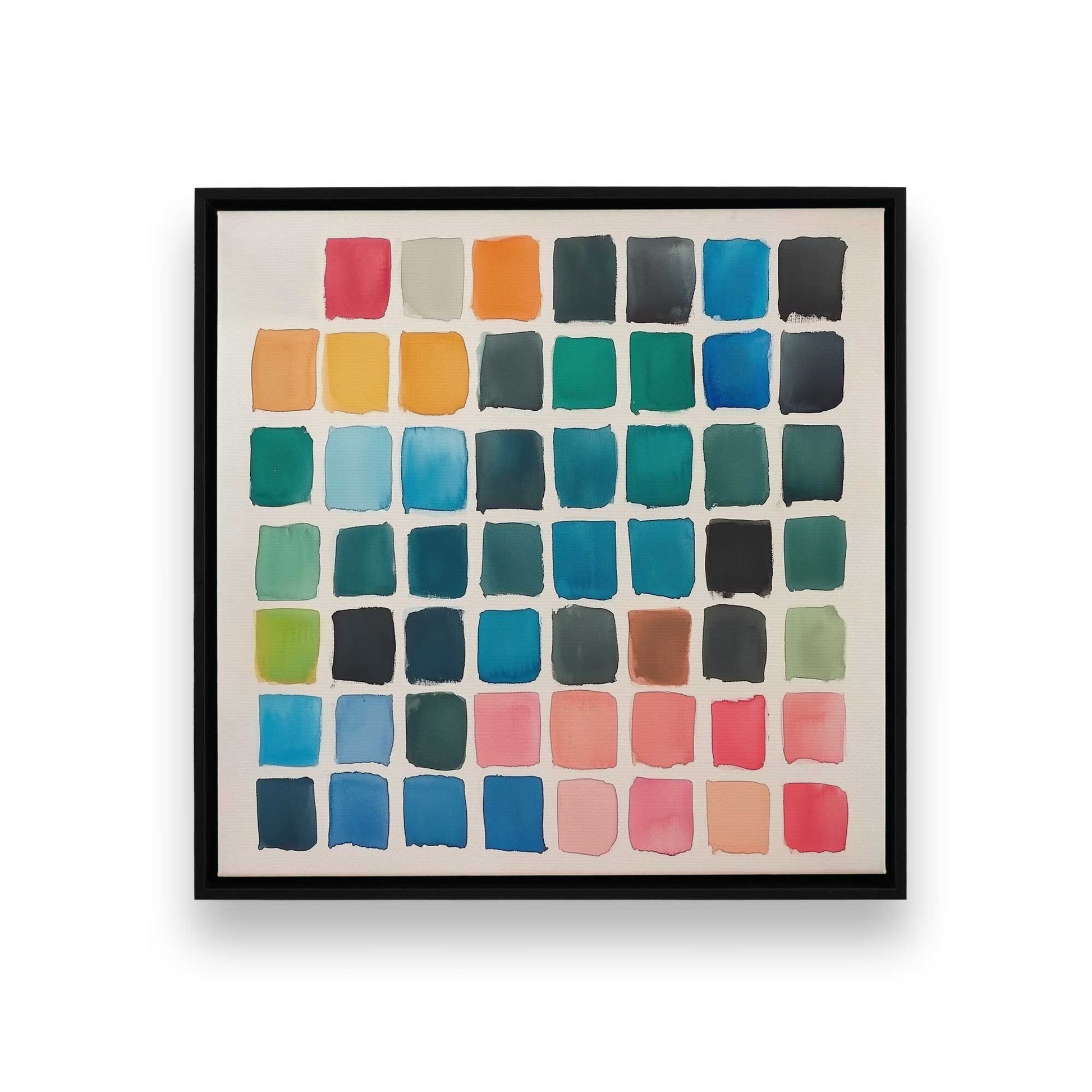 [Color:Satin Black], Picture of art in a Satin Black frame