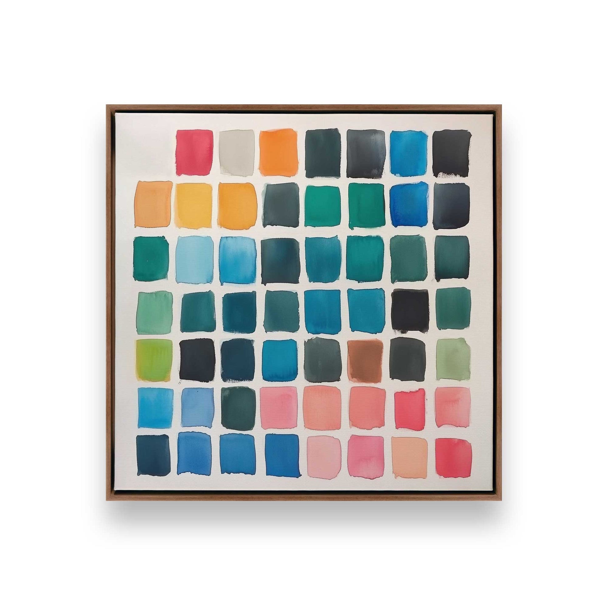 [Color:Walnut], Picture of art in a Walnut frame