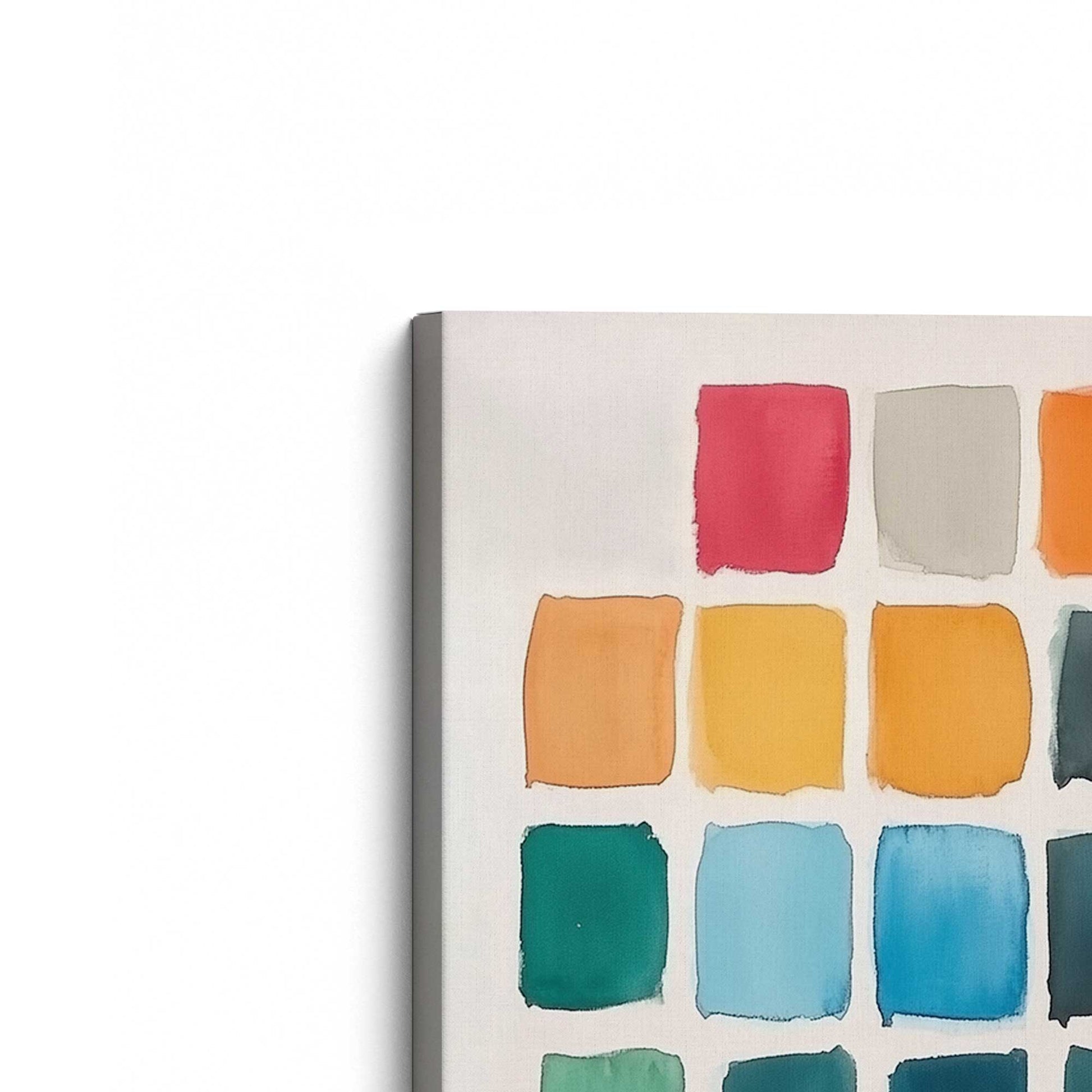 [Color:Stretched Canvas], Picture of the corner of the art