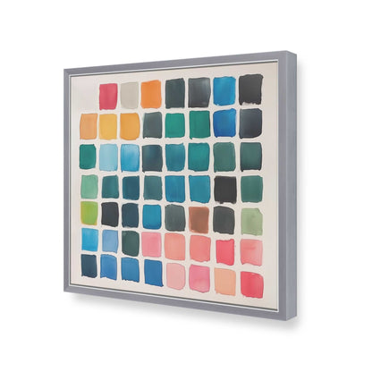 [Color:Polished Chrome], Picture of art in a Polished Chrome frame of the corner