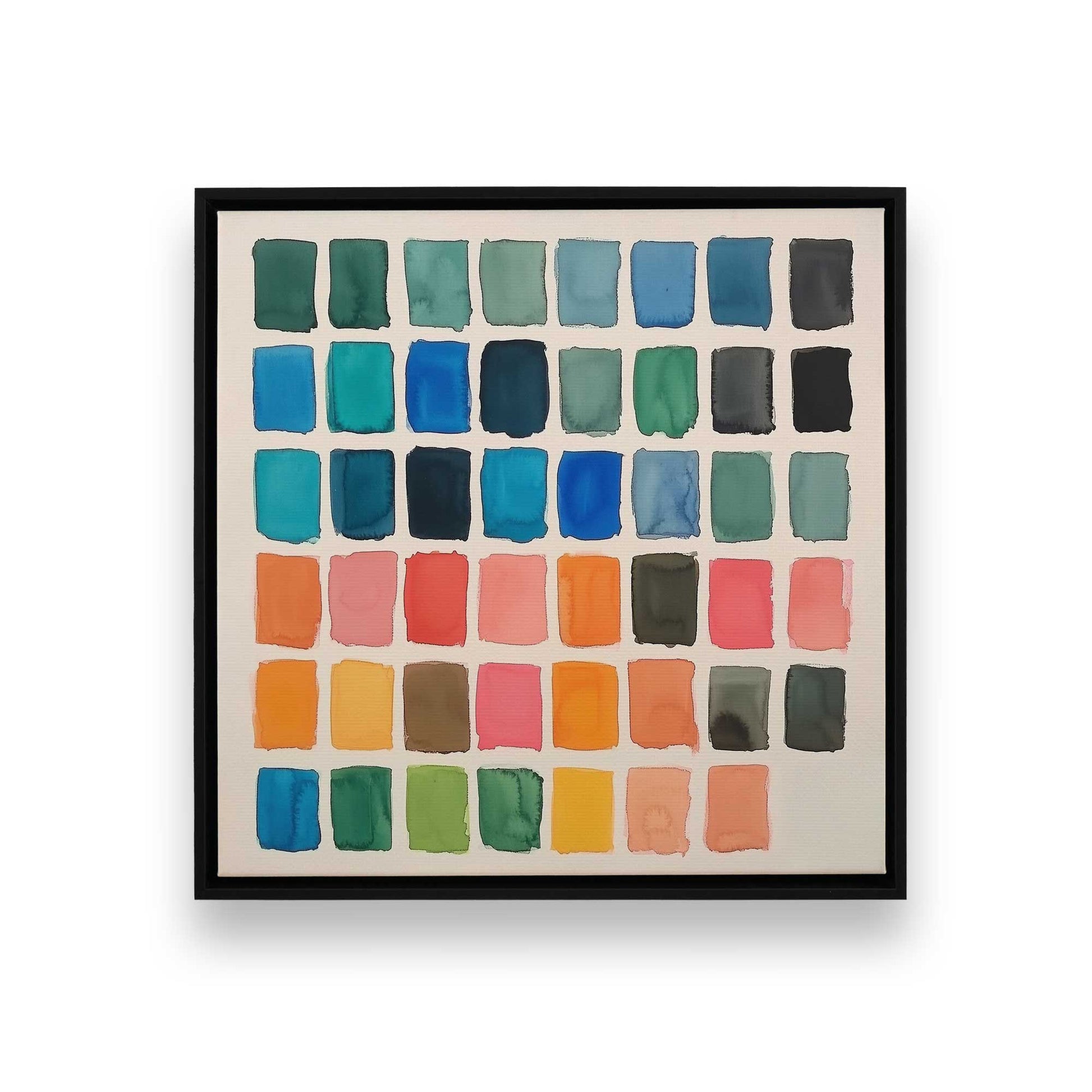 [Color:Satin Black], Picture of art in a Satin Black frame
