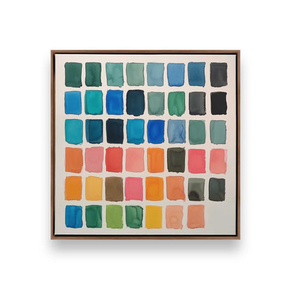 [Color:Walnut], Picture of art in a Walnut frame