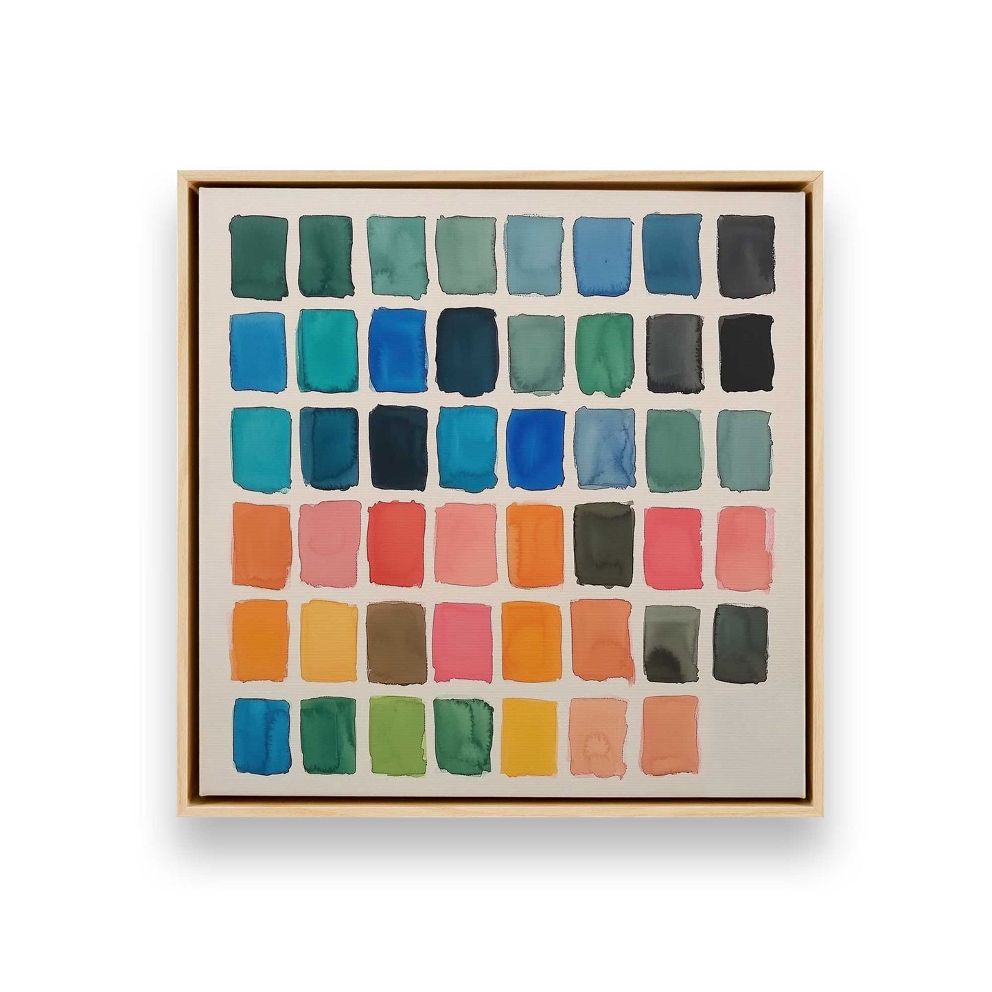 [Color:American Maple], Picture of art in a American Maple frame