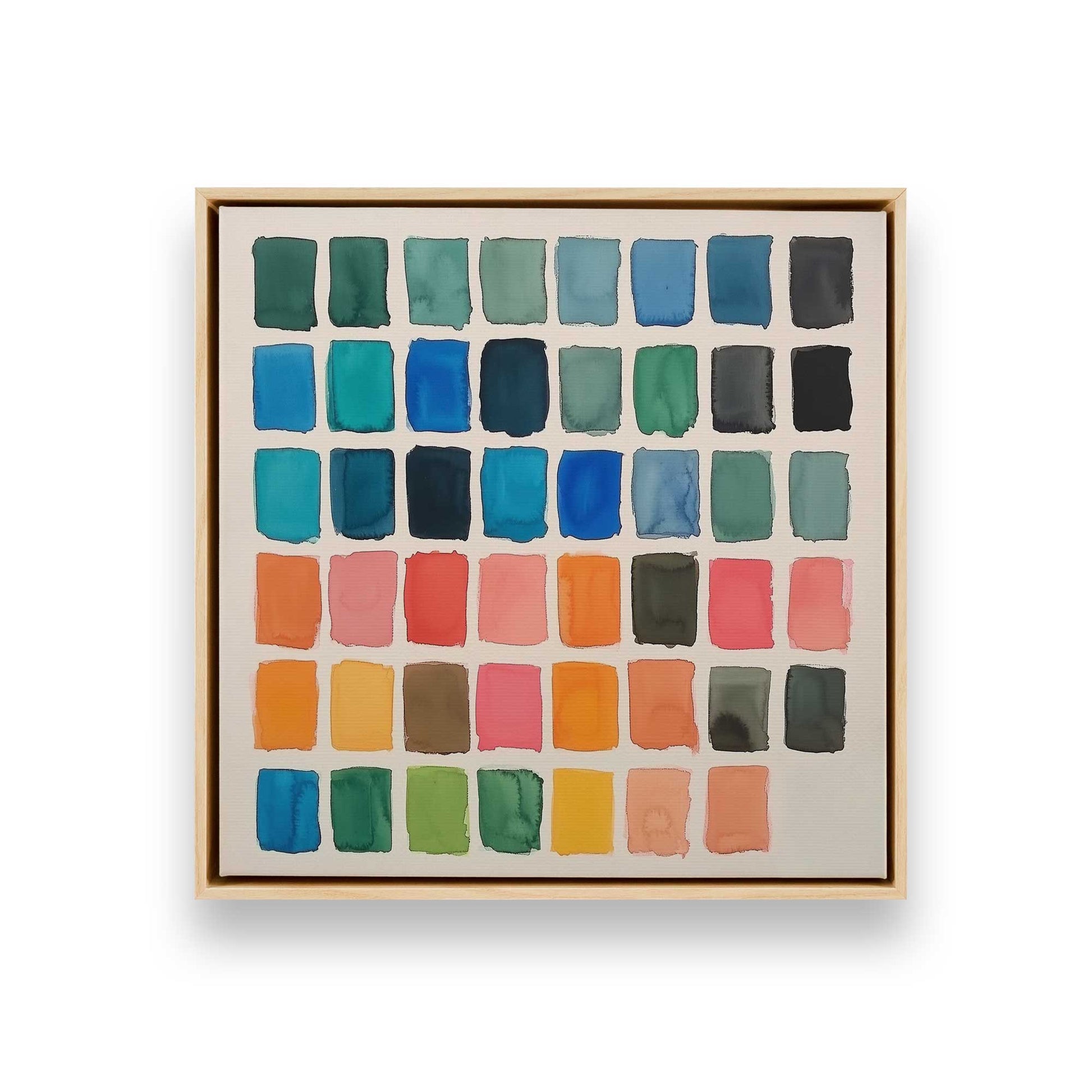 [Color:American Maple], Picture of art in an American Maple frame