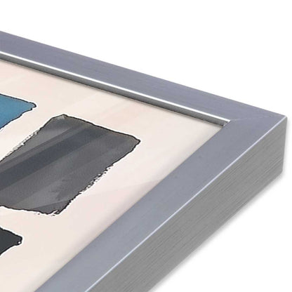 [Color:Polished Chrome], Picture of art in a Polished Chrome frame at an angle