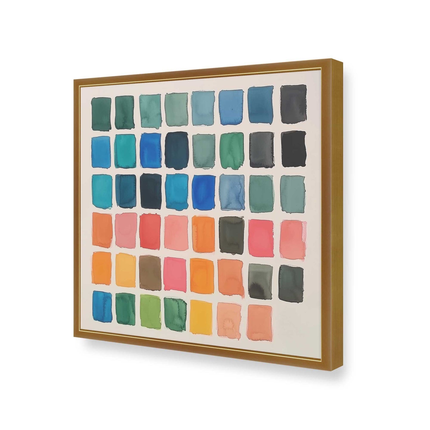 [Color:Polished Gold], Picture of art in a Polished Gold frame of the corner