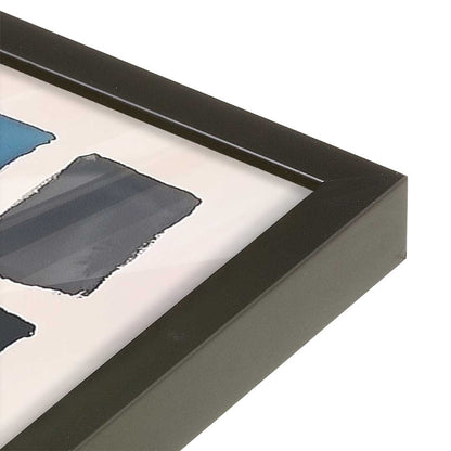 [Color:Satin Black], Picture of art in a Satin Black frame at an angle