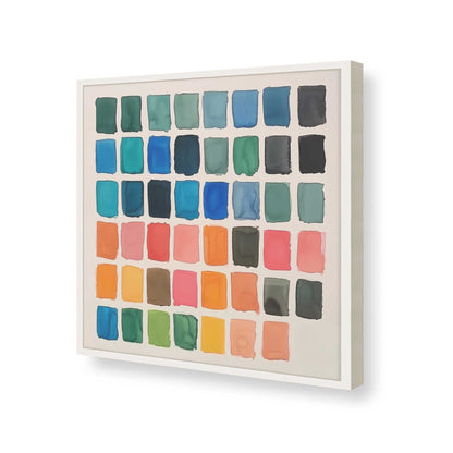 [Color:Opaque White], Picture of art in a Opaque White frame of the corner
