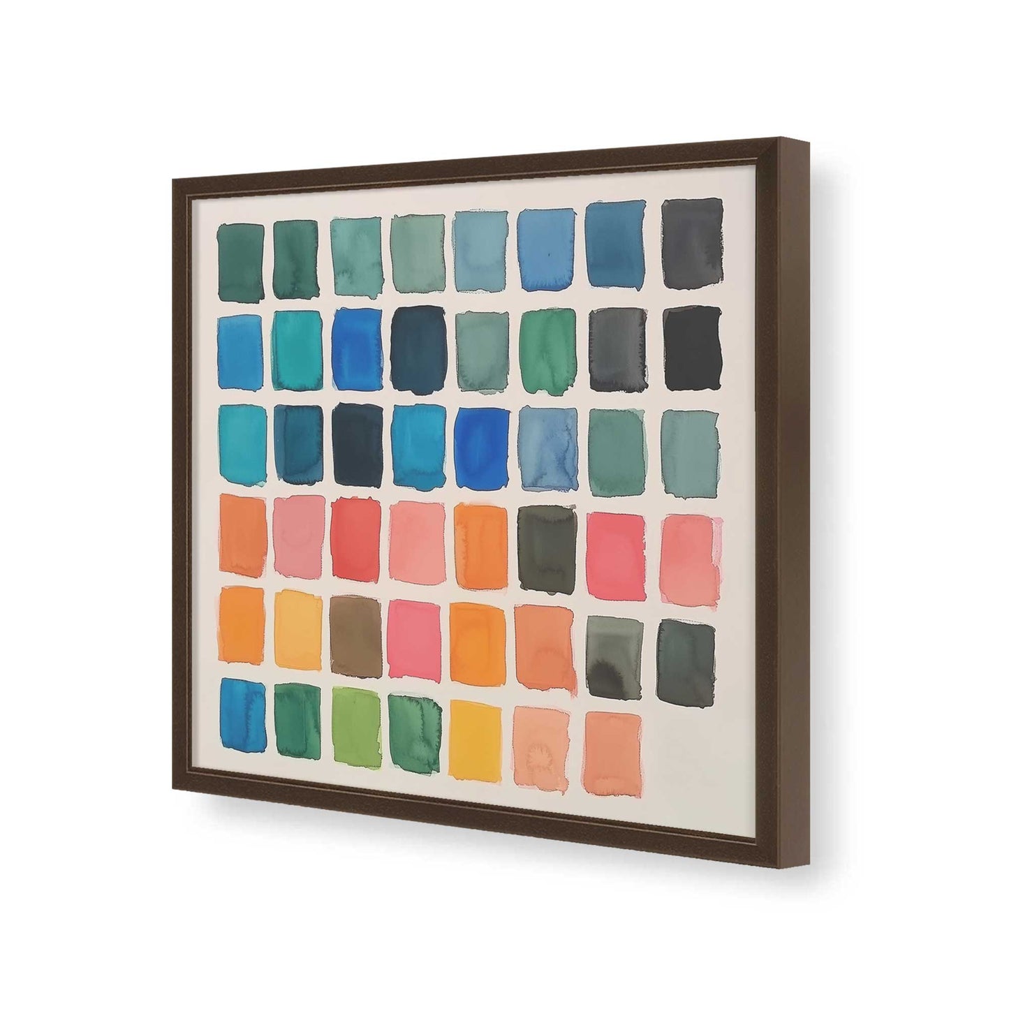 [Color:Espresso], Picture of art in a Espresso frame of the corner