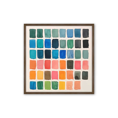 [Color:Walnut], Picture of art in a Walnut frame