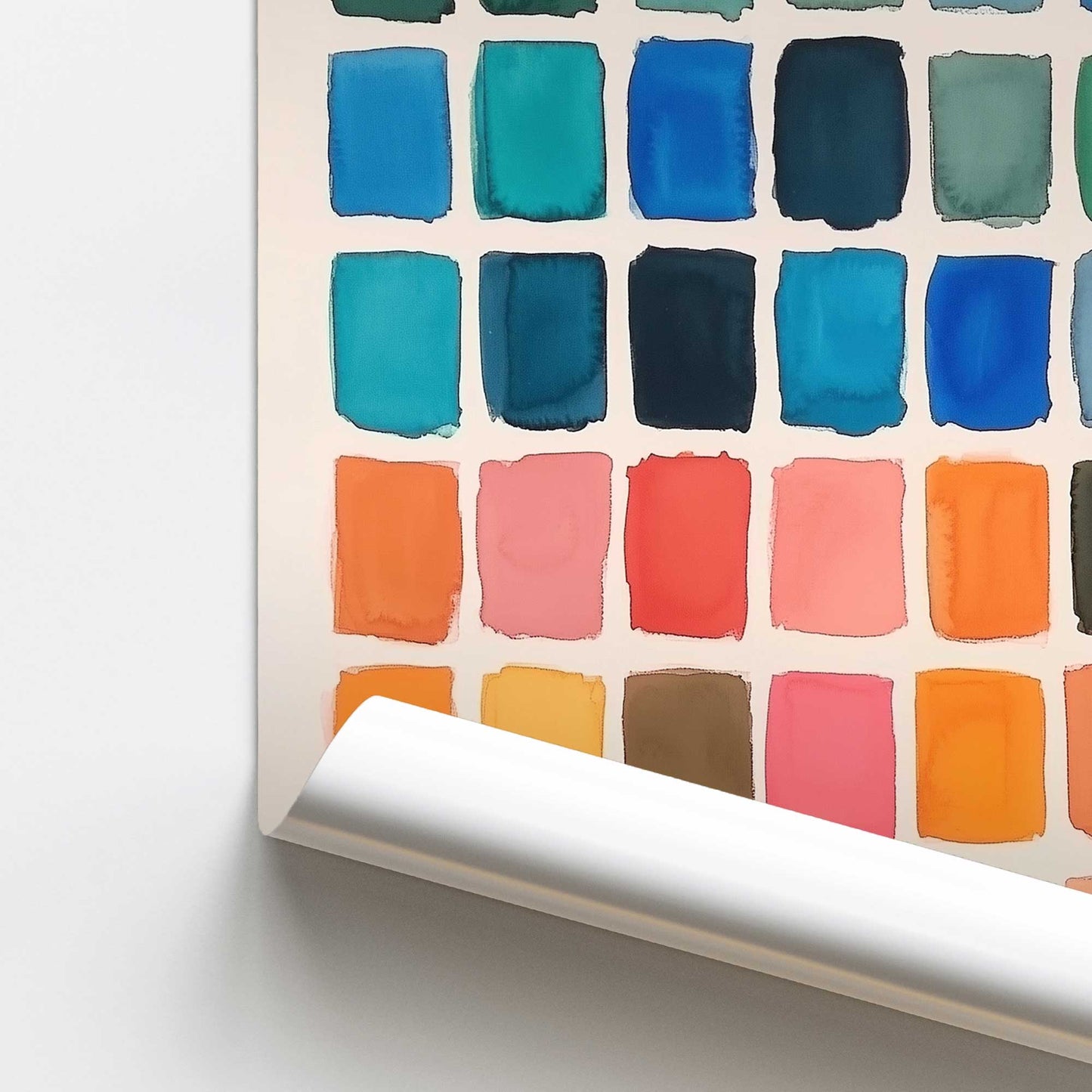 [Color:Rolled Print], Picture of close up of art