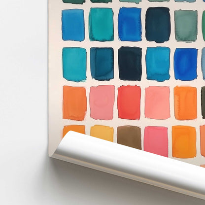 [Color:Rolled Print], Picture of close up of art
