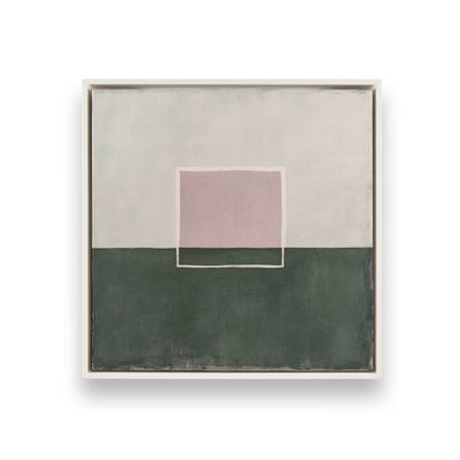 [Color:Opaque White], Picture of art in a White frame