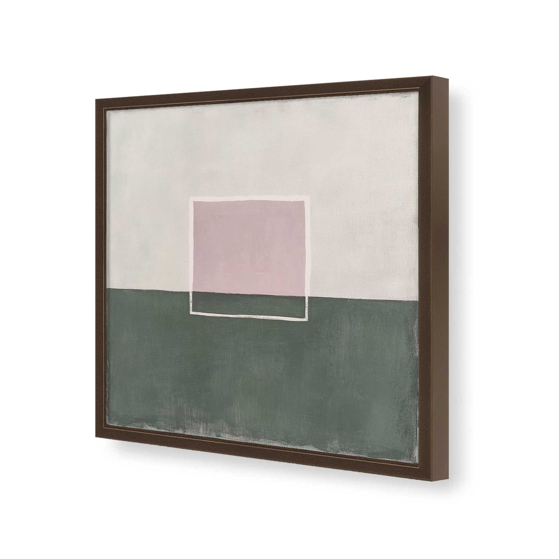 [Color:Espresso], Picture of art in a Espresso frame of the corner