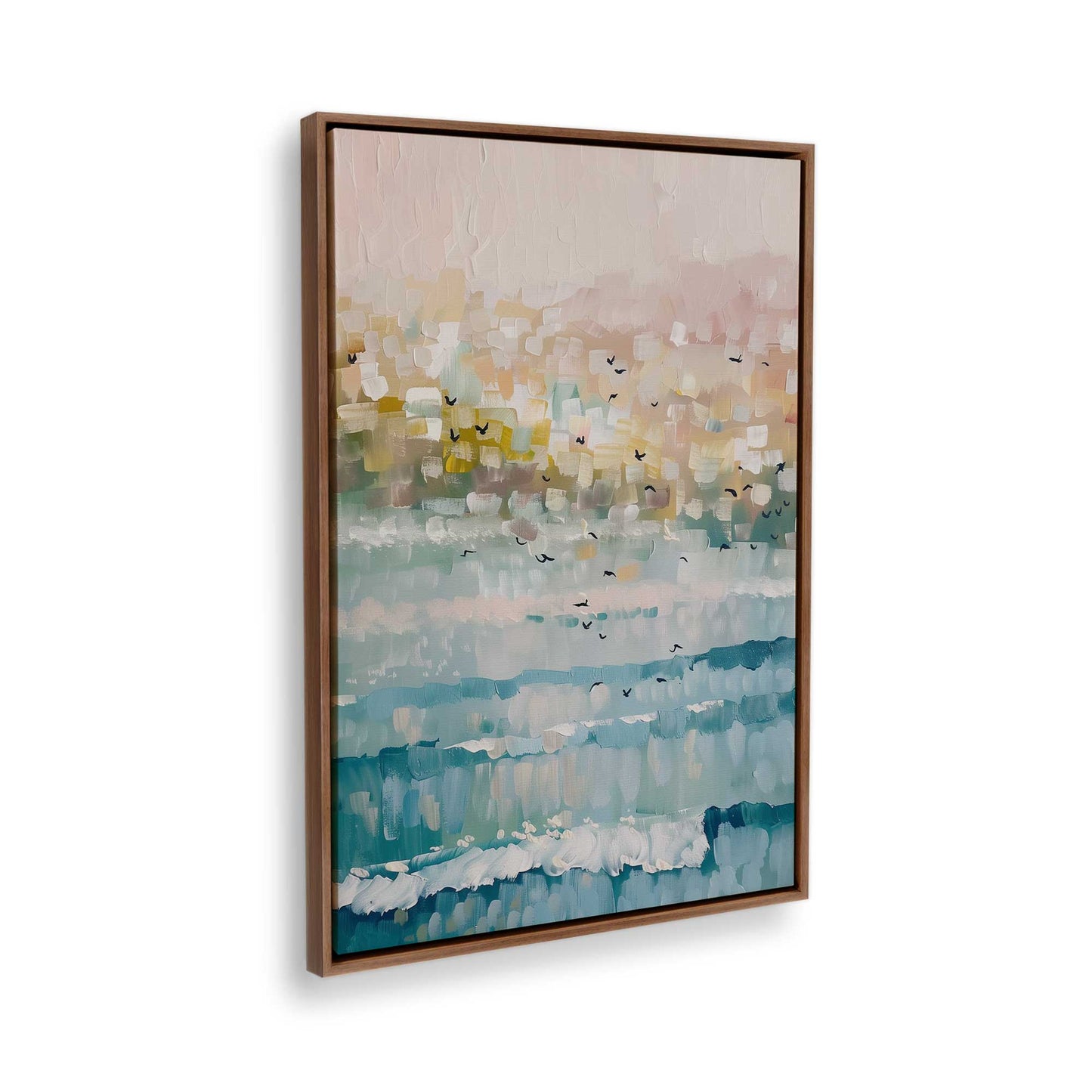 [Color:Walnut], Picture of the corner of the art