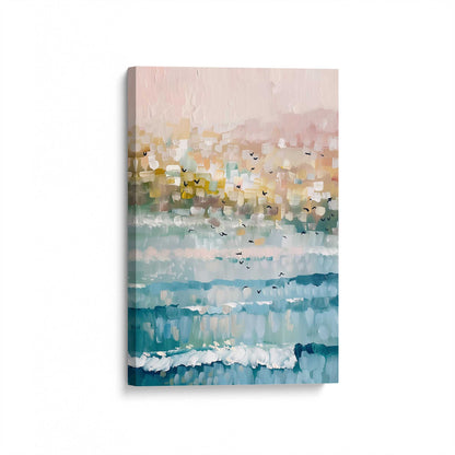 [Color:Stretched Canvas], Picture of art at an angle