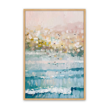 [Color:American Maple], Picture of art in a American Maple frame