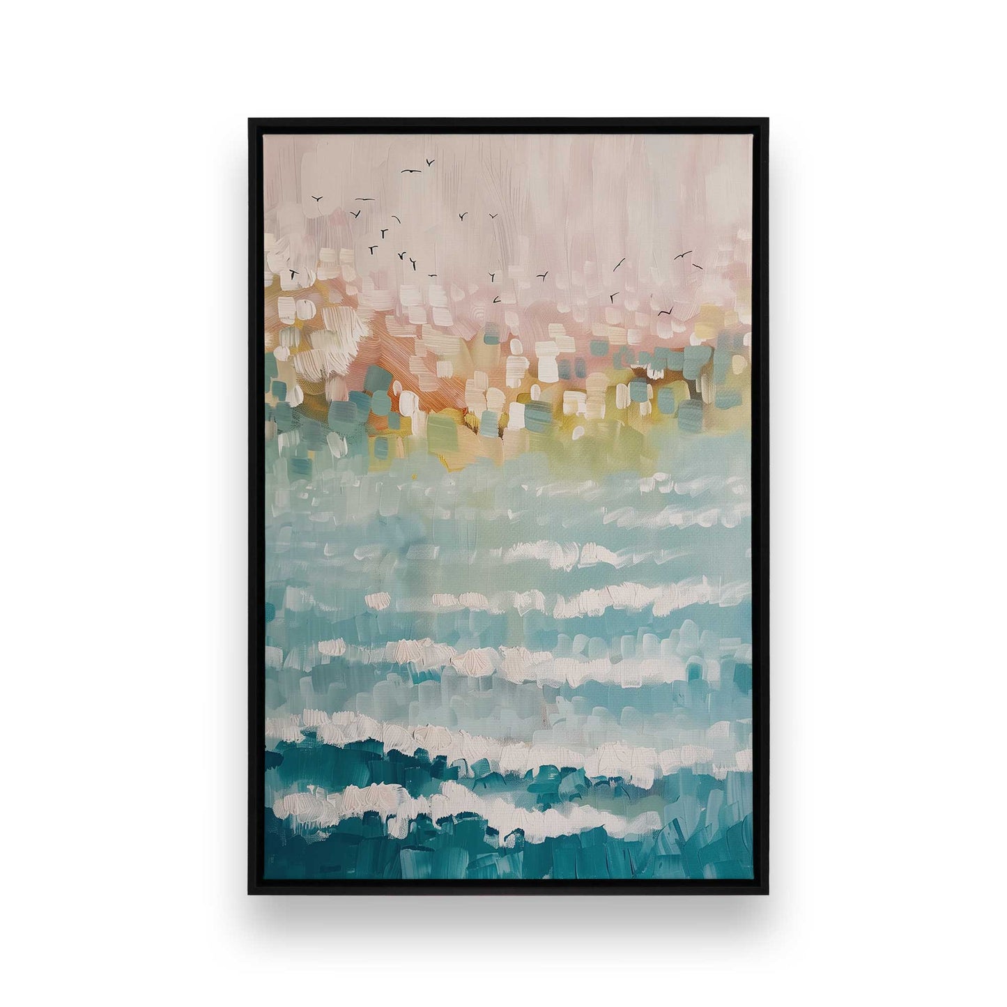 [Color:Satin Black], Picture of art in a Satin Black frame