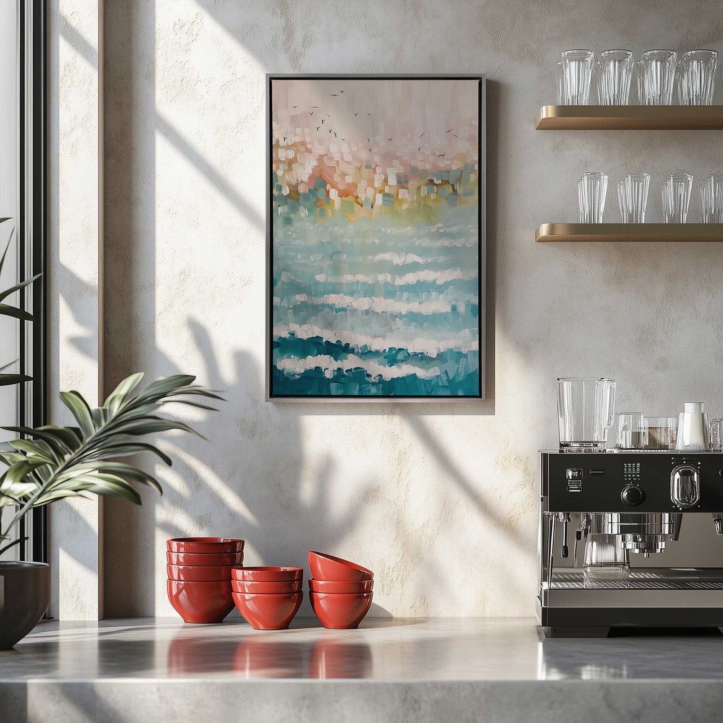 Picture of art in a room