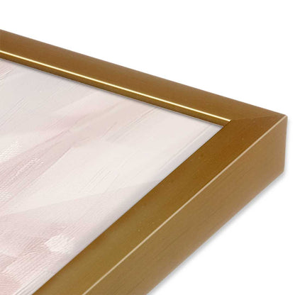[Color:Polished Gold], Picture of art in a Polished Gold frame at an angle