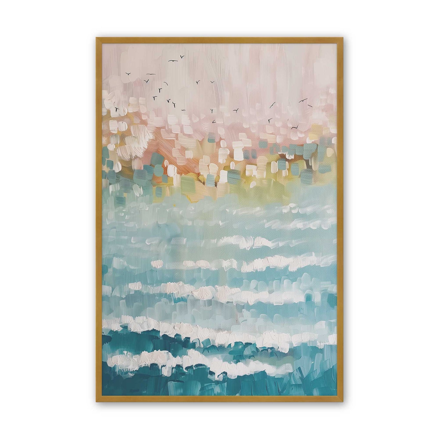 [Color:Polished Gold], Picture of art in a Polished Gold frame