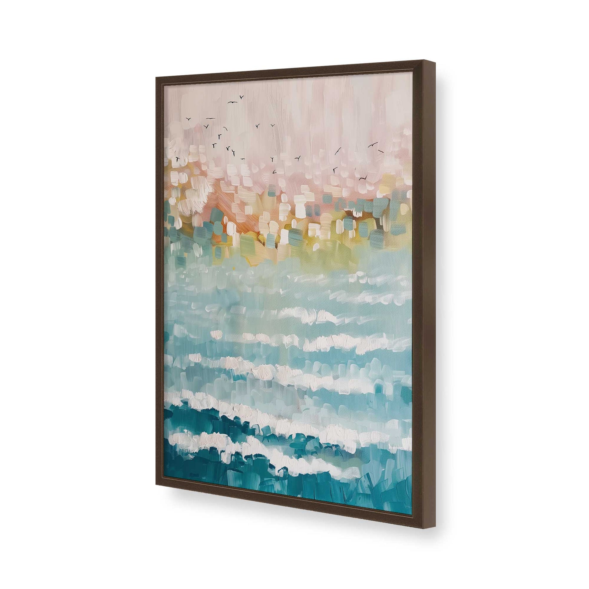 [Color:Belvinder Brown], Picture of art in a Belvinder Brown frame of the corner