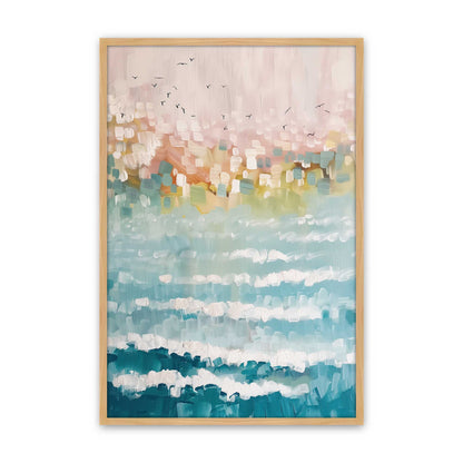 [Color:American Maple], Picture of art in a American Maple frame