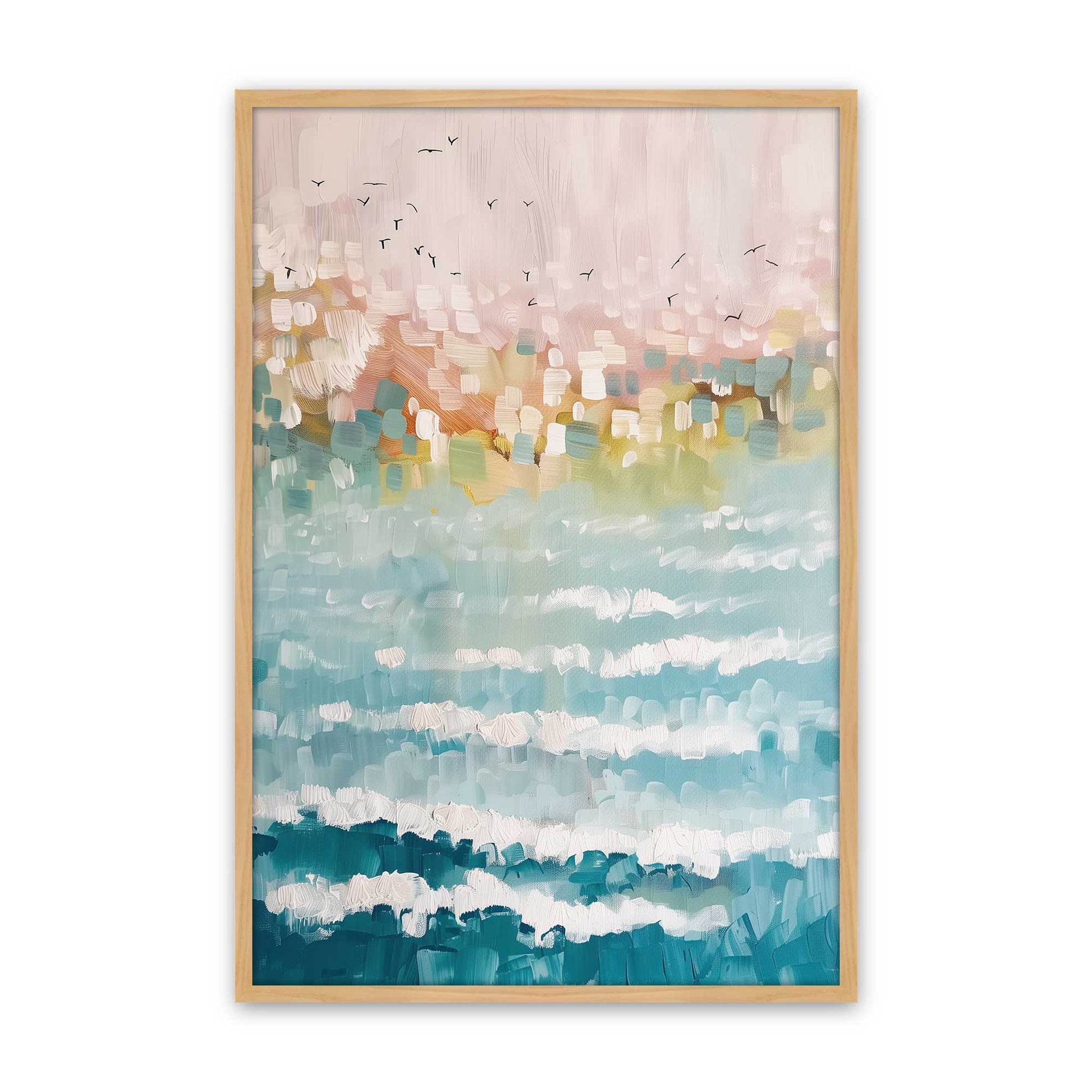 [Color:American Maple], Picture of art in an American Maple frame