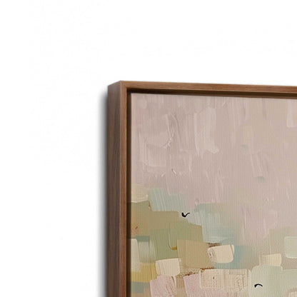 [Color:Walnut], Picture of art in a Walnut frame at an angle