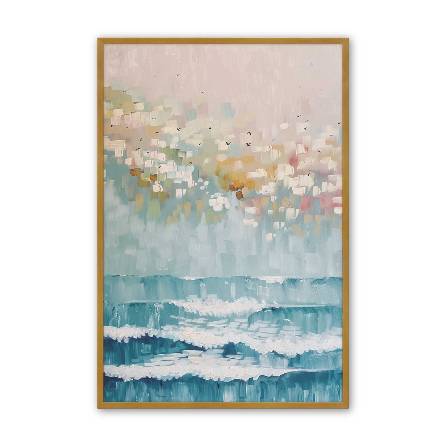 [Color:Polished Gold], Picture of art in a Polished Gold frame