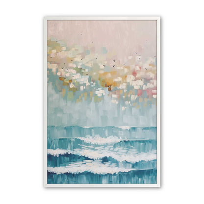 [Color:Opaque White], Picture of art in a Opaque White frame