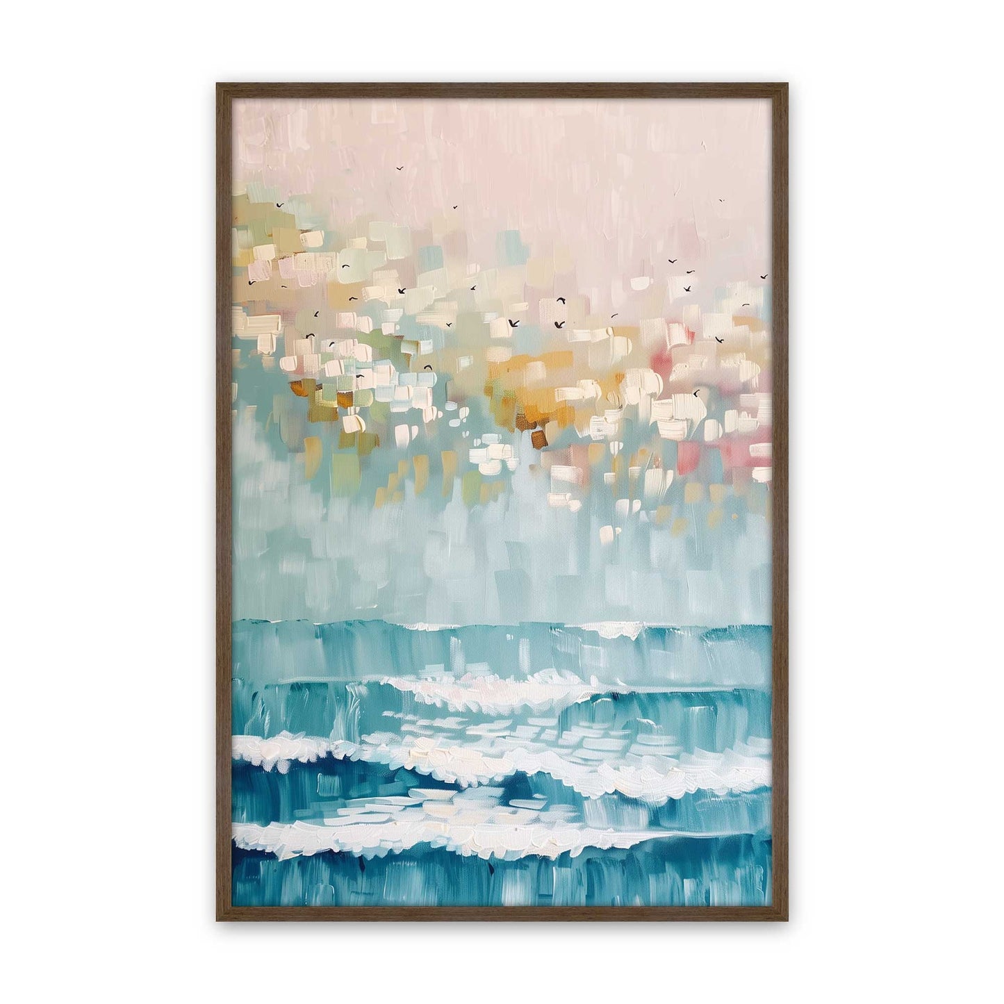 [Color:Walnut], Picture of art in a Walnut frame