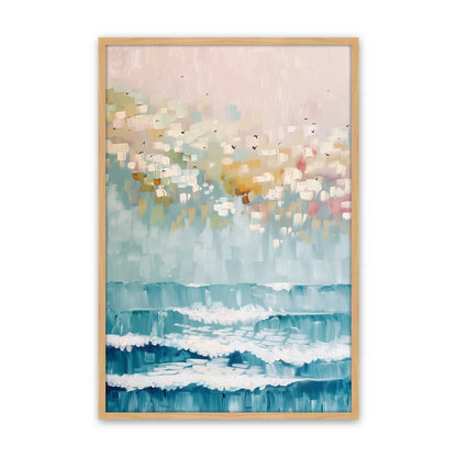[Color:American Maple], Picture of art in a American Maple frame